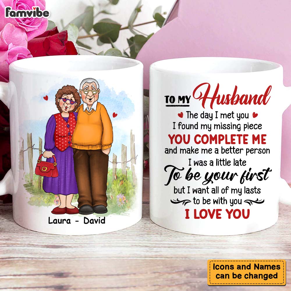 Personalized Gift For Old Couple My Missing Piece Mug 26471 Primary Mockup