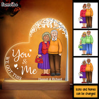 Personalized Gift For Old Couple You And Me We Got This Plaque LED Lamp Night Light 26473 thumb 1