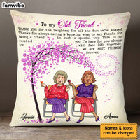Personalized Gift For Friend Thank You For  All The Laughter Pillow 26478 thumb 1