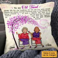 Personalized Gift For Friend Thank You For  All The Laughter Pillow 26478 thumb 1