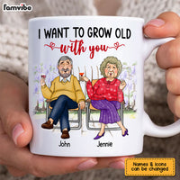 Personalized Gift For Old Couple I Want To Grow Old With You Mug 26480 thumb 1