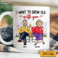 Personalized Gift For Old Couple I Want To Grow Old With You Mug 26480 thumb 1