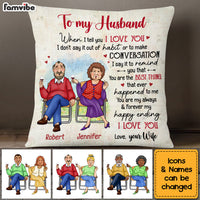 Personalized Gift For Senior Couple Always And Forever My Happy Ending Pillow 26489 thumb 1