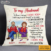 Personalized Gift For Senior Couple Always And Forever My Happy Ending Pillow 26489 thumb 1