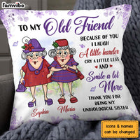Personalized Gifts For Senior Friends Old Ladies Pillow 26497 thumb 1