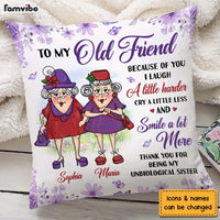 Personalized Gifts For Senior Friends Old Ladies Pillow 26497 thumb 1