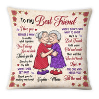 Personalized Gift For Senior Friend Thank You Pillow 26498 thumb 1