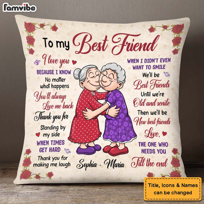 Personalized Gift For Senior Friend Thank You Pillow 26498 1