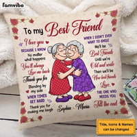 Personalized Gift For Senior Friend Thank You Pillow 26498 thumb 1
