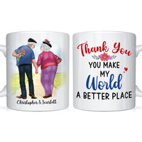 Personalized Anniversary Gift For Couple Thank You Mug 26504 thumb 1