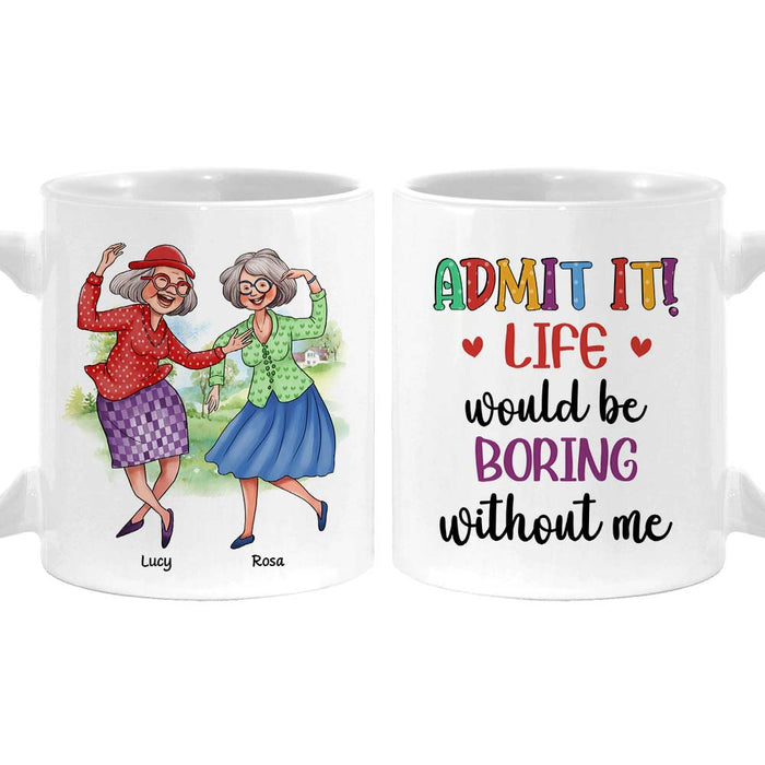 Personalized Gift For Old Friend Amit It Mug 26509 1