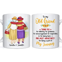 Personalized Gift For Senior Friendship Thank You For Being A Part Of My Journey Mug 26511 thumb 1