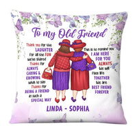 Personalized Gift For Old Friend Thanks For Being A Friend Pillow 26515 thumb 1