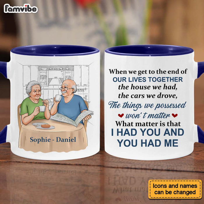 Personalized Gift For Couple We Get To The End Of Our Lives Together Mug 26525 1