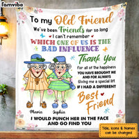 Personalized  Gift For Old Friend We've Been Friends  For So Long Blanket 26528 thumb 1