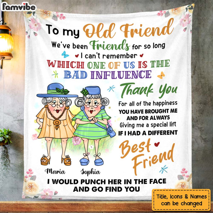 Personalized  Gift For Old Friend We've Been Friends  For So Long Blanket 26528 1