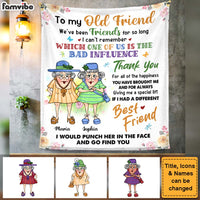 Personalized  Gift For Old Friend We've Been Friends  For So Long Blanket 26528 thumb 1
