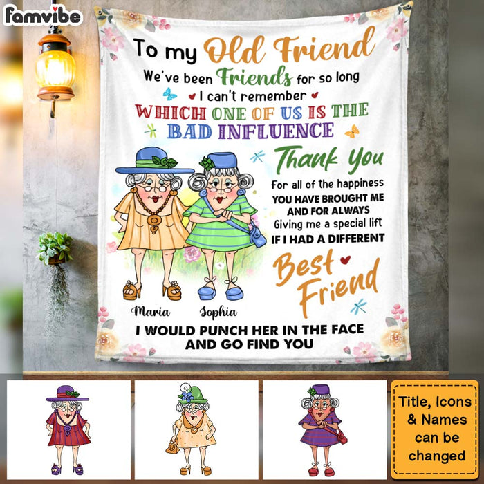 Personalized  Gift For Old Friend We've Been Friends  For So Long Blanket 26528 1