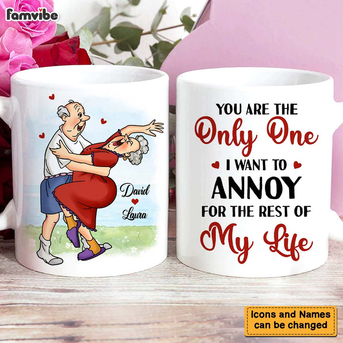 Personalized Gift For Couple You're The One I Want To Annoy Mug 26540 1