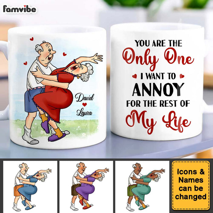 Personalized Gift For Couple You're The One I Want To Annoy Mug 26540 1