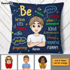 Personalized Gift For Grandson Be Positive Pillow 26548 1