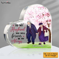 Personalized Gift For Senior Couple You Will Forever Be My Always Acrylic Plaque 26550 thumb 1