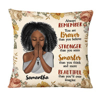 Personalized Gift For Daughter Always Remember You Are Pillow 26551 thumb 1