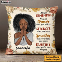 Personalized Gift For Daughter Always Remember You Are Pillow 26551 thumb 1