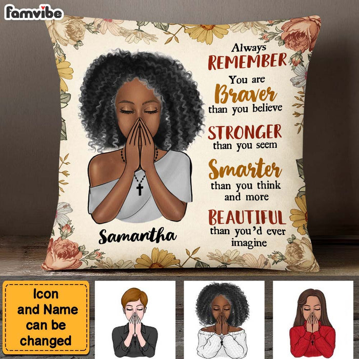 Personalized Gift For Daughter Always Remember You Are Pillow 26551 1