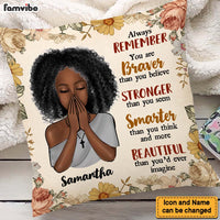 Personalized Gift For Daughter Always Remember You Are Pillow 26551 thumb 1