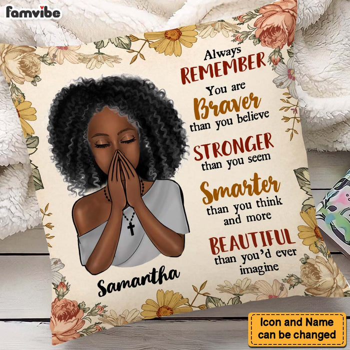 Personalized Gift For Daughter Always Remember You Are Pillow 26551 1