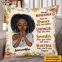 Personalized Gift For Daughter Always Remember You Are Pillow 26551 thumb 1