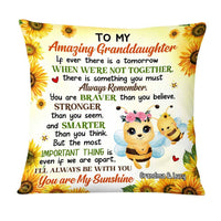 Personalized Gift For Granddaughter I'll Always Be With You Pillow 26557 thumb 1