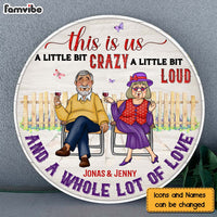 Personalized Gift For Senior Couple This Is Us Round Wood Sign 26558 thumb 1