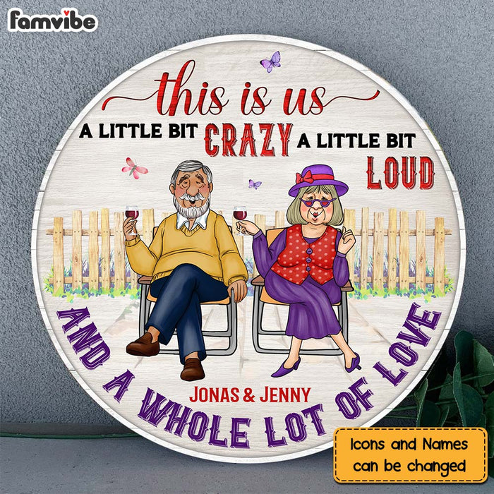 Personalized Gift For Senior Couple This Is Us Round Wood Sign 26558 1
