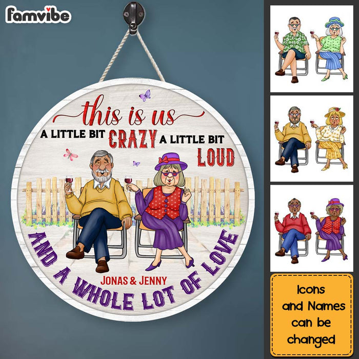 Personalized Gift For Senior Couple This Is Us Round Wood Sign 26558 1