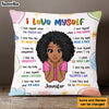 Personalized Affirmation Gift For Granddaughter I Love Myself Pillow 26561 1