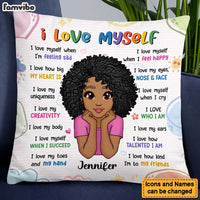 Personalized Affirmation Gift For Granddaughter I Love Myself Pillow 26561 thumb 1