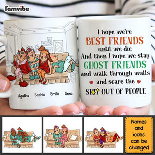 Personalized Gift For Friends Then I Hope We're Stay Ghost Friends Mug 26565 Primary Mockup