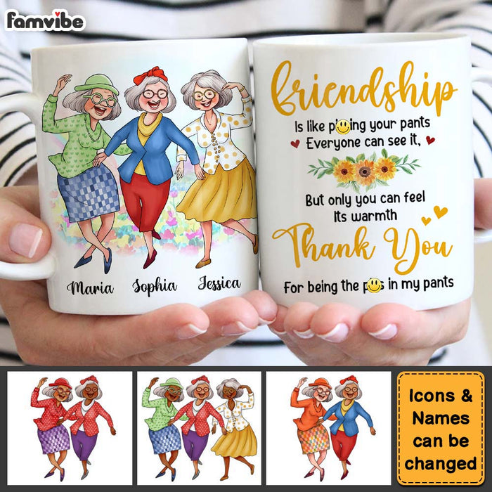 Personalized Gift For Friend You Can Feel Its Warmth Friendship Funny Mug 26568 1