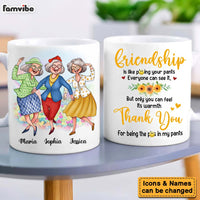 Personalized Gift For Friend You Can Feel Its Warmth Friendship Funny Mug 26568 thumb 1