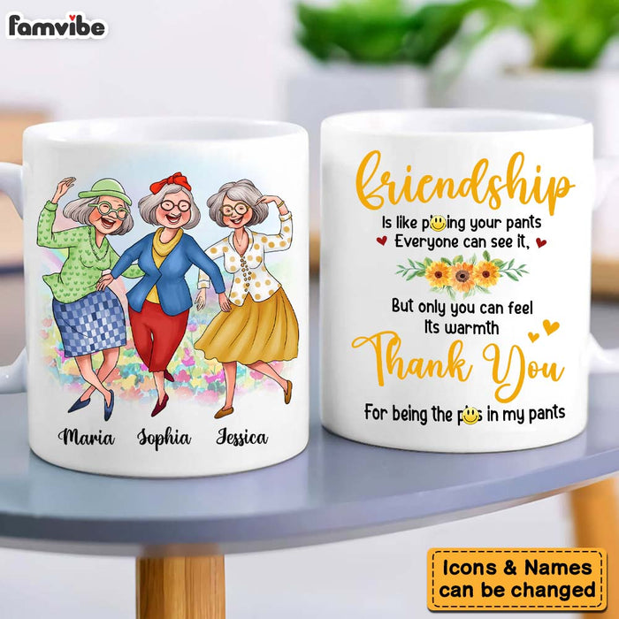 Personalized Gift For Friend You Can Feel Its Warmth Friendship Funny Mug 26568 1