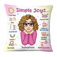 Personalized Gift For Granddaughter Affirmations Simple Joy Pillow 26571 thumb 1