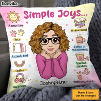 Personalized Gift For Granddaughter Affirmations Simple Joy Pillow 26571 thumb 1