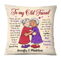 Personalized Gifts For Senior Friends Old Ladies Hugging Pillow 26572 thumb 1