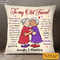 Personalized Gifts For Senior Friends Old Ladies Hugging Pillow 26572 thumb 1