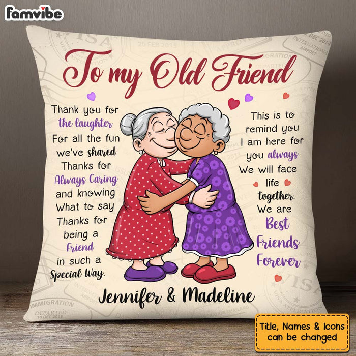 Thank You For The Laughter Friendship - Personalized Pillow (Insert In –  Macorner