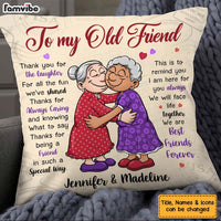 Personalized Gifts For Senior Friends Old Ladies Hugging Pillow 26572 thumb 1