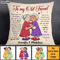 Personalized Gifts For Senior Friends Old Ladies Hugging Pillow 26572 thumb 1