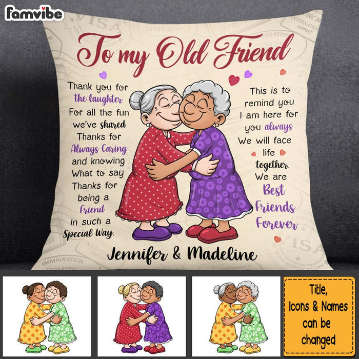 Personalized Gifts For Senior Friends Old Ladies Hugging Pillow 26572 1
